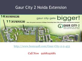 Gaur City 2 Noida Extension