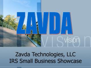 Zavda Technologies, LLC IRS Small Business Showcase