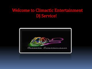 Best Wedding DJ Wilmington NC - Climactic Entertainment