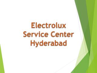 Electrolux Service Center in Hyderabad