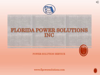 Best Generator for House - Florida Power Solution Inc