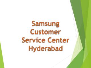 Samsung Service Center in Hyderabad