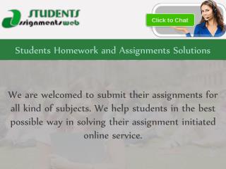 Assignment Solution