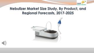 ebulizer Market Size Study, By Product, and Regional Forecasts, 2017-2025