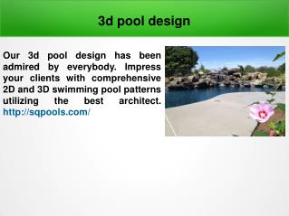 In ground pool builder