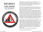 RIFORMA GELMINI alias TREMONTI