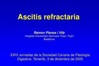 Ascitis refractaria