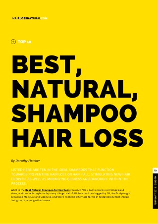 Hair Loss Product Hair Loss Shampoo