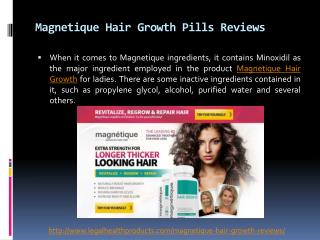 Magnetique Hair Growth Pills Reviews, Price and Side Effects