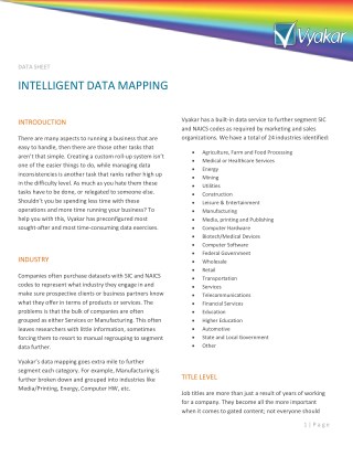 Data Matching