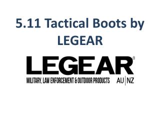 5.11 Tactical Recon Trainer Footwear
