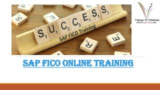 SAP FICO PPT | SAP FICO Tutorial