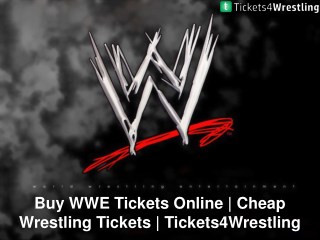 Cheap WWE Tickets from Tickets4Wrestling