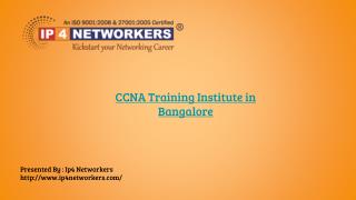 ccna training institute in bangalore