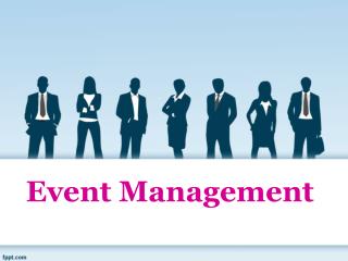 Select an event organizer and carry out the entire analysis for that company in the form of a case study