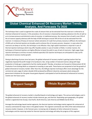 New Study: Thermal Injection are Broadly Used to Enhance the Oil Recovery Process