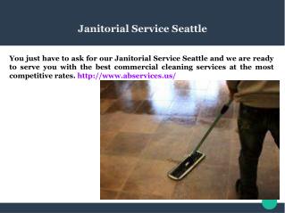 Janitorial Service Bellevue