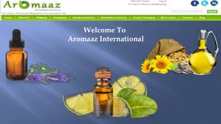 Natural Essential Oils Manufacturers @ Aromaaz International