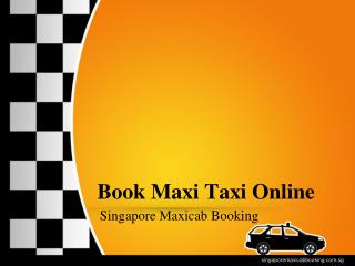 book maxi taxi online