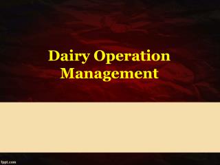 What is dairy organizational learning Is it important for quality Discuss