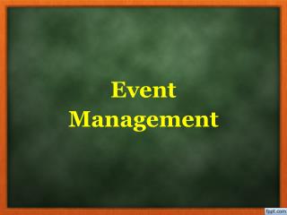 What is the event infrastructure involved