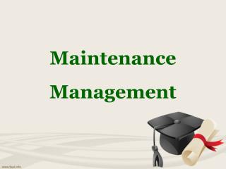 which maintenance arrangement is preferable; ii) the current break down maintenance policy or a preventive service conta