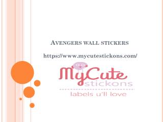 Avengers wall stickers