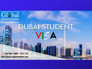 Dubai Student Visa Requirement