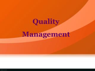 You have been employed as a quality assurance manager for a small metal fabrication firm (100 people).