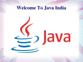 Java Web Development Company India