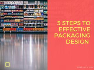 5 Steps to effective packaging Design | Newton Consulting