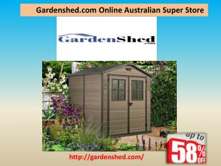 Garden Sheds, Timber Sheds Online Sale.