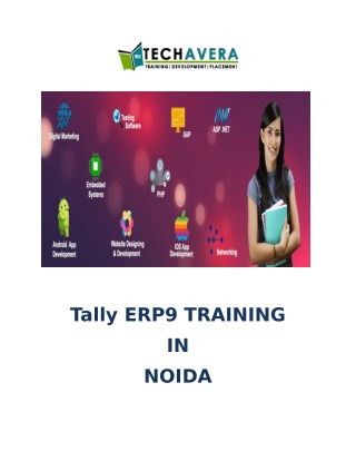 Tally Training in Noida