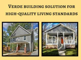 Select the Verde building solution by Ron Staley