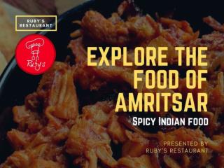 Explore the Food in Amritsar