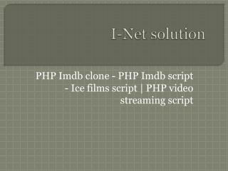 PHP Imdb clone - PHP Imdb script - Icefilms script | PHP video streaming script
