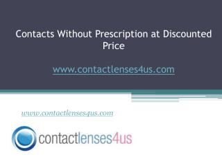 www.contactlenses4us.com - Latest Collection