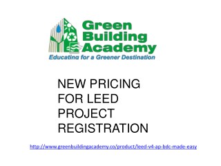 LEED AP BD C Exam Preparation -New Pricing LEED Project