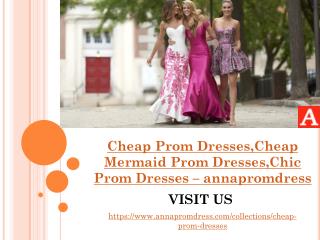 Cheap Prom Dresses,Cheap Mermaid Prom Dresses,Chic Prom Dresses â€“ annapromdress