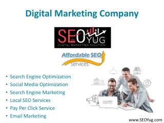 Digital marketing Company - SEOYug