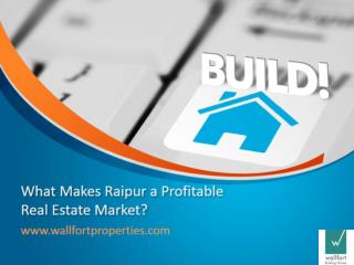 What Makes Raipur a Profitable Real Estate Market?