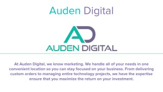 Web Design & Development from Auden Digital in Austin, TX