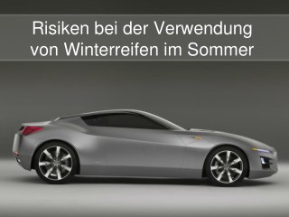 Risiken Bei Der Verwendung Von Winterreifen Im Sommer