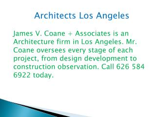 Architects Los Angeles