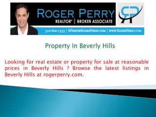 Property In Beverly Hills