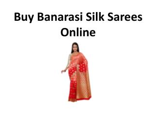 Buy Banarasi Silk Sarees Online