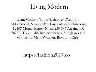 Living Modern Support@thebuyers-fashionclub.com