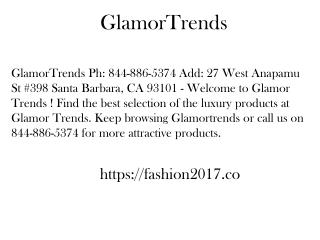 GlamorTrends Support@cs-fashion.net