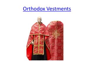 Orthodox vestments