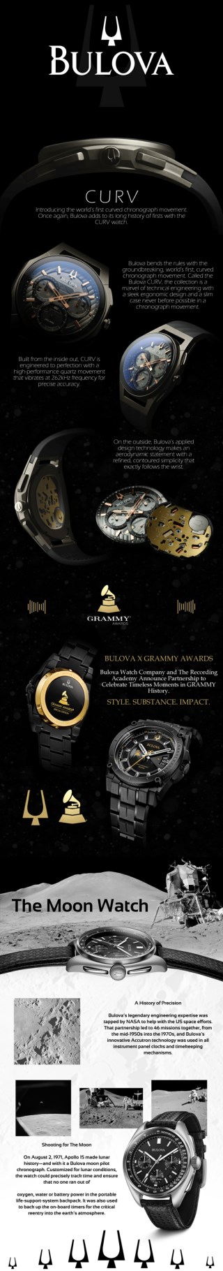 Bulova Watches Infographic